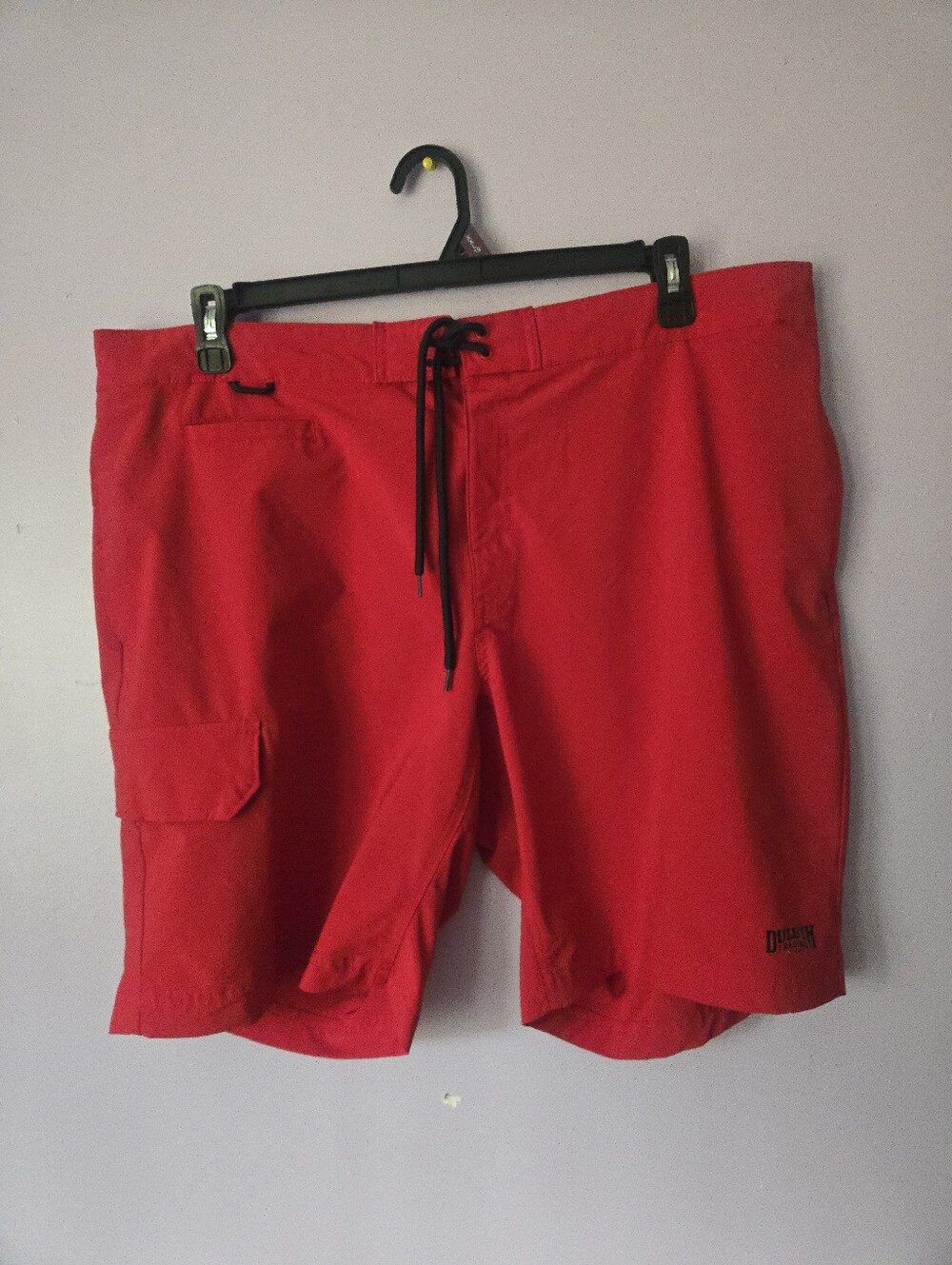 Duluth Trading Co Red Men's Swim Shorts